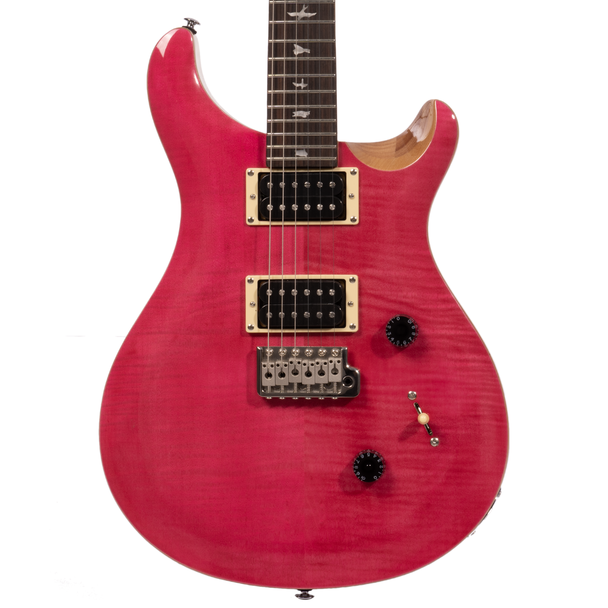 PRS SE Custom 24 Electric Guitar, Bonnie Pink