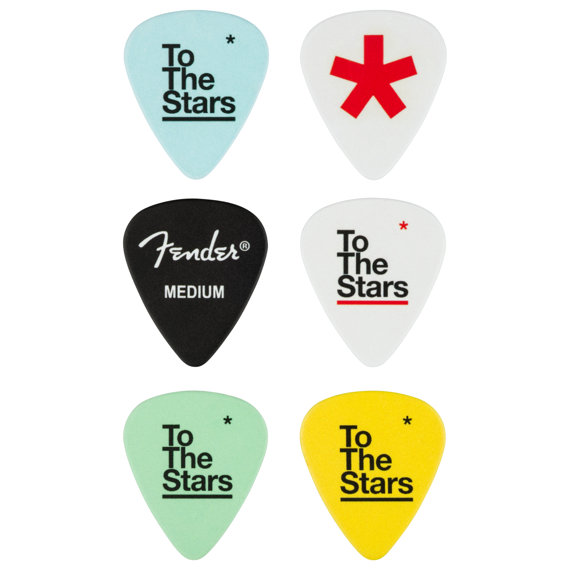 Fender Tom Delonge 351 Celluloid Picks (6)