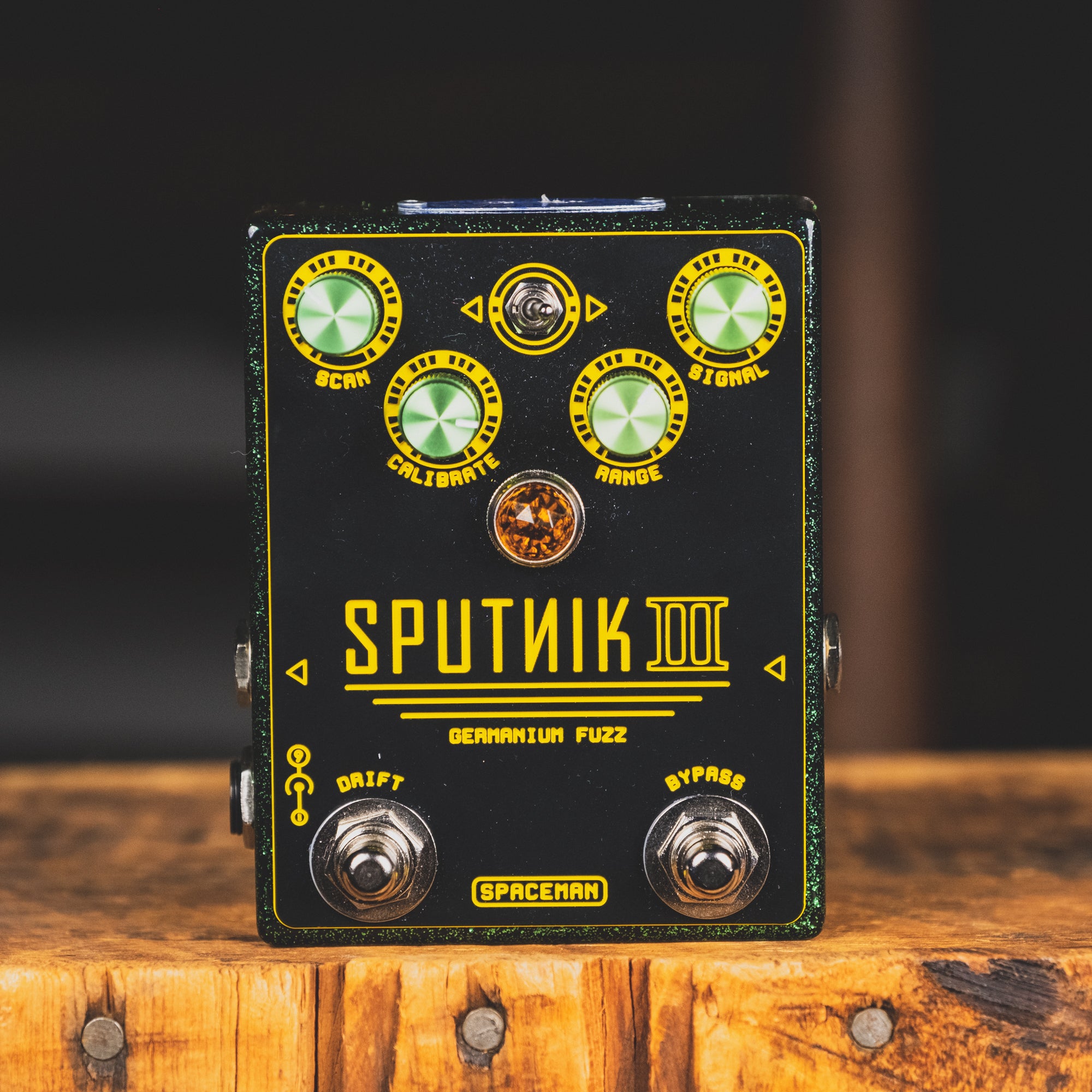 Spaceman Sputnik III Germanium Fuzz Limited Edition, Uranium Green Spa