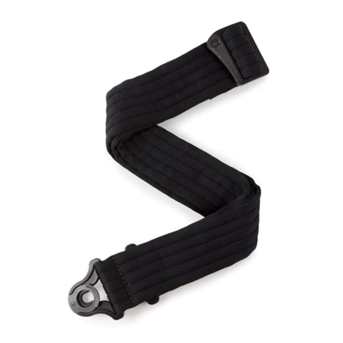 D'Addario 3 Padded Woven Bass Guitar Strap - Black