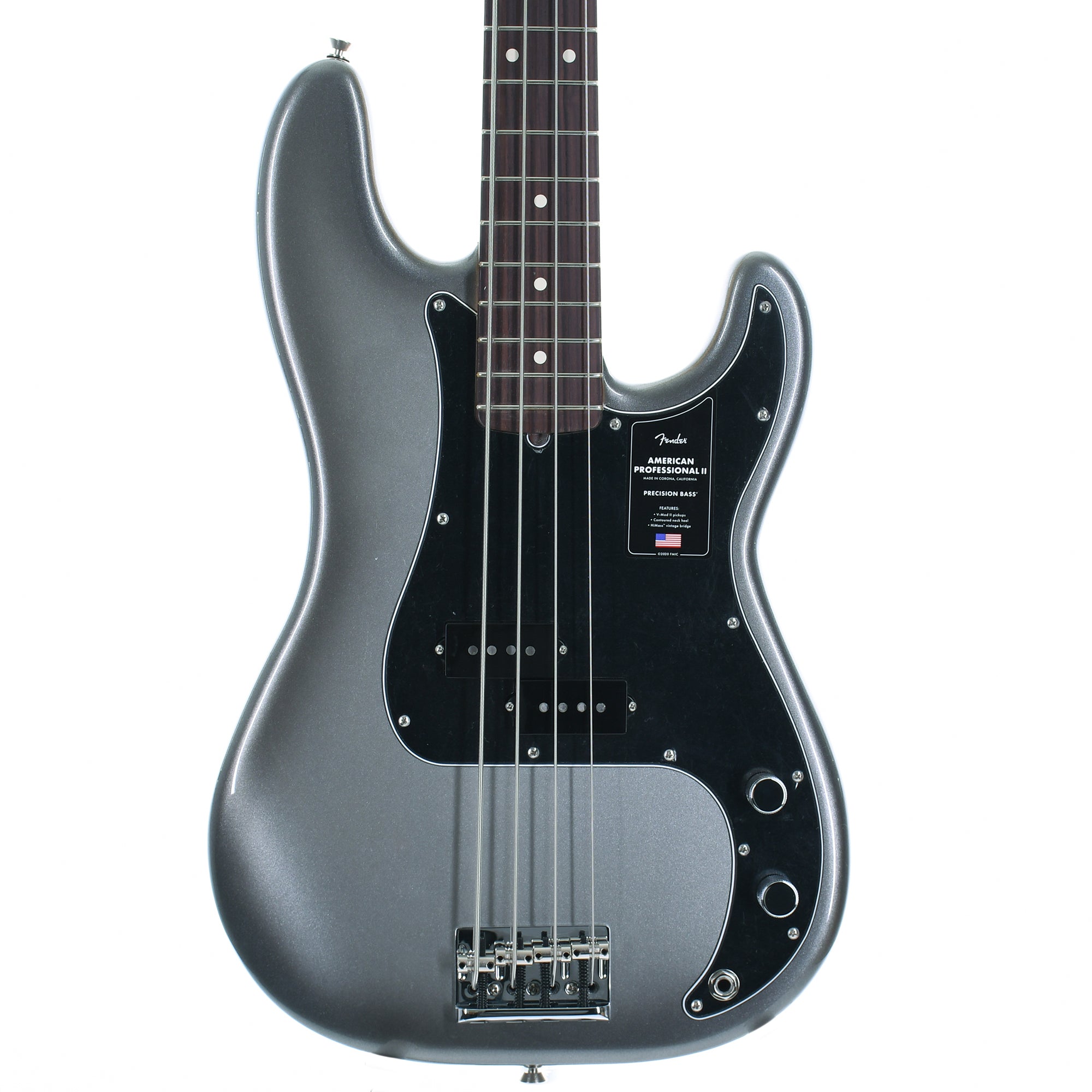 Fender American Professional II Precision Bass, Rosewood, Mercury