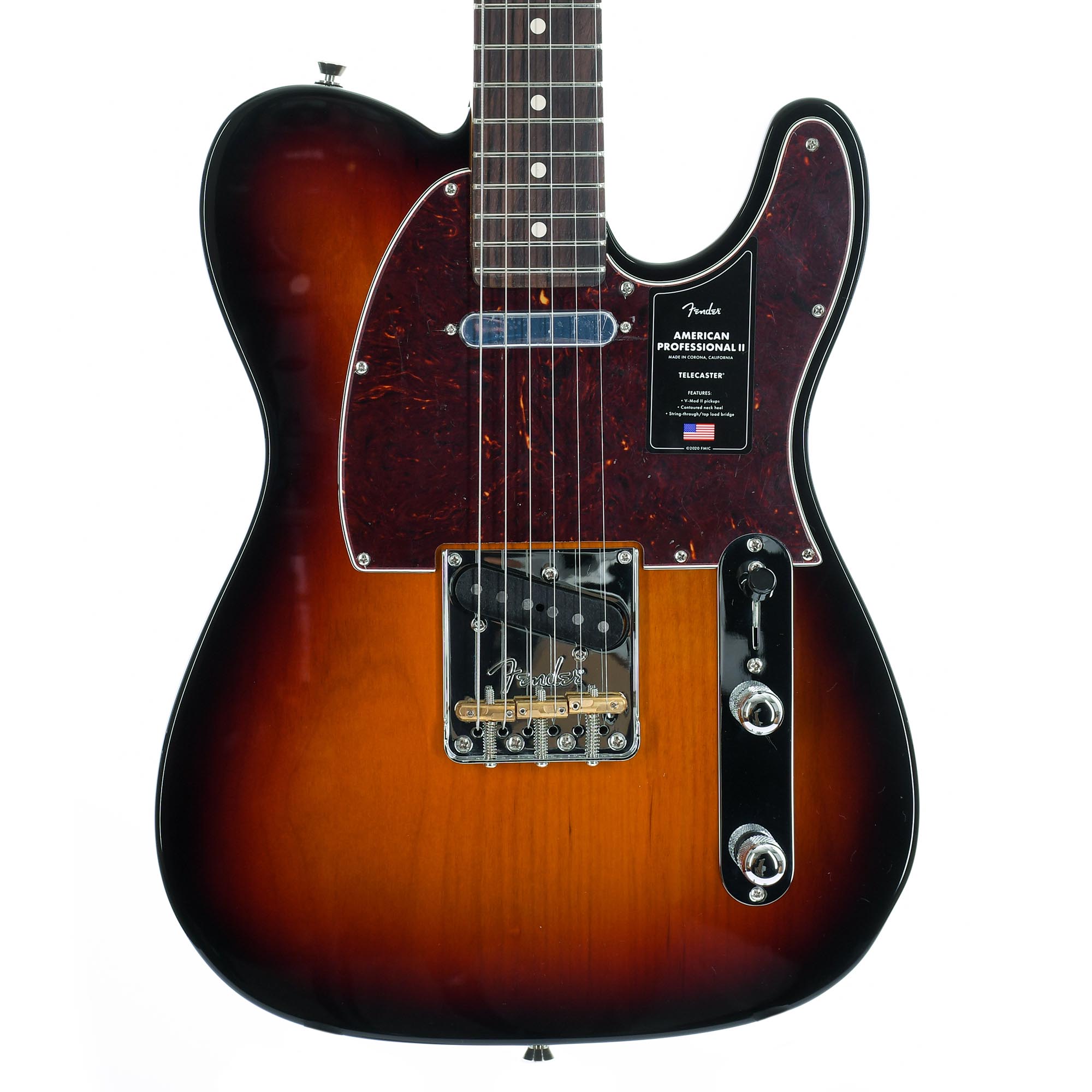 Fender American Professional II Telecaster Rosewood, 3 Color Sunburst