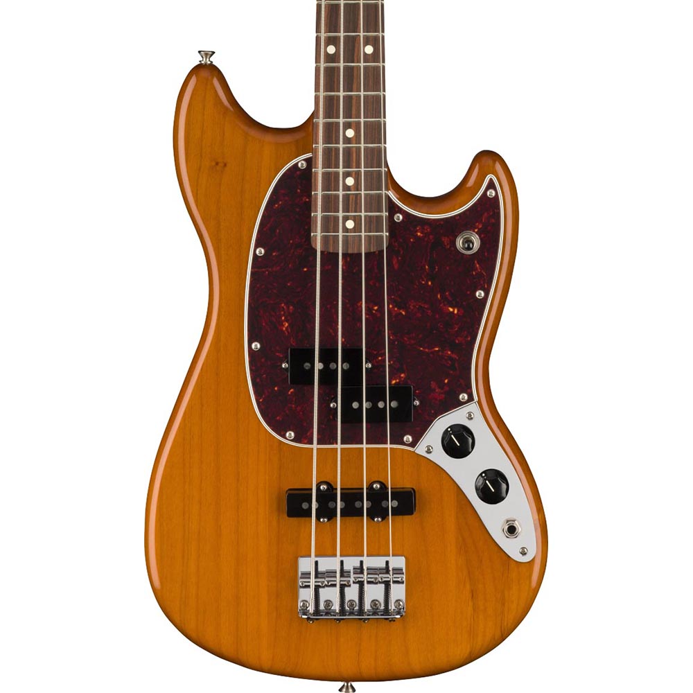 Fender Player Mustang Bass PJ Pau Ferro Fingerboard Aged Natural