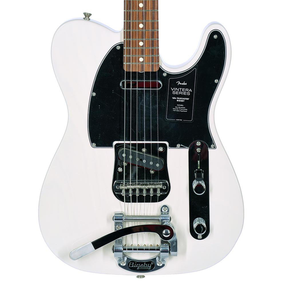 Fender Vintera '60s Telecaster Bigsby Pau Ferro, White Blonde