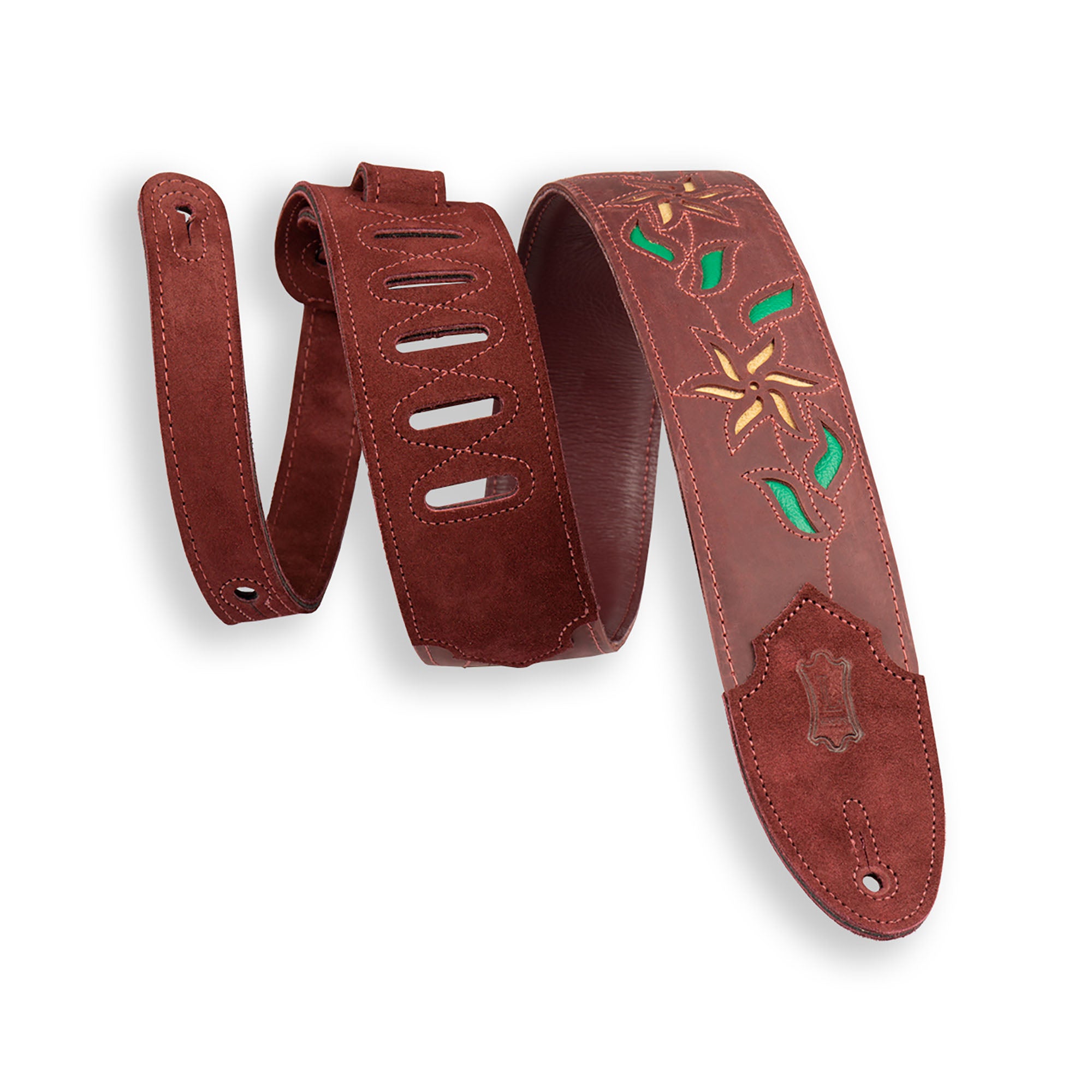 Heritage Premium Leather Guitar Strap - Brown