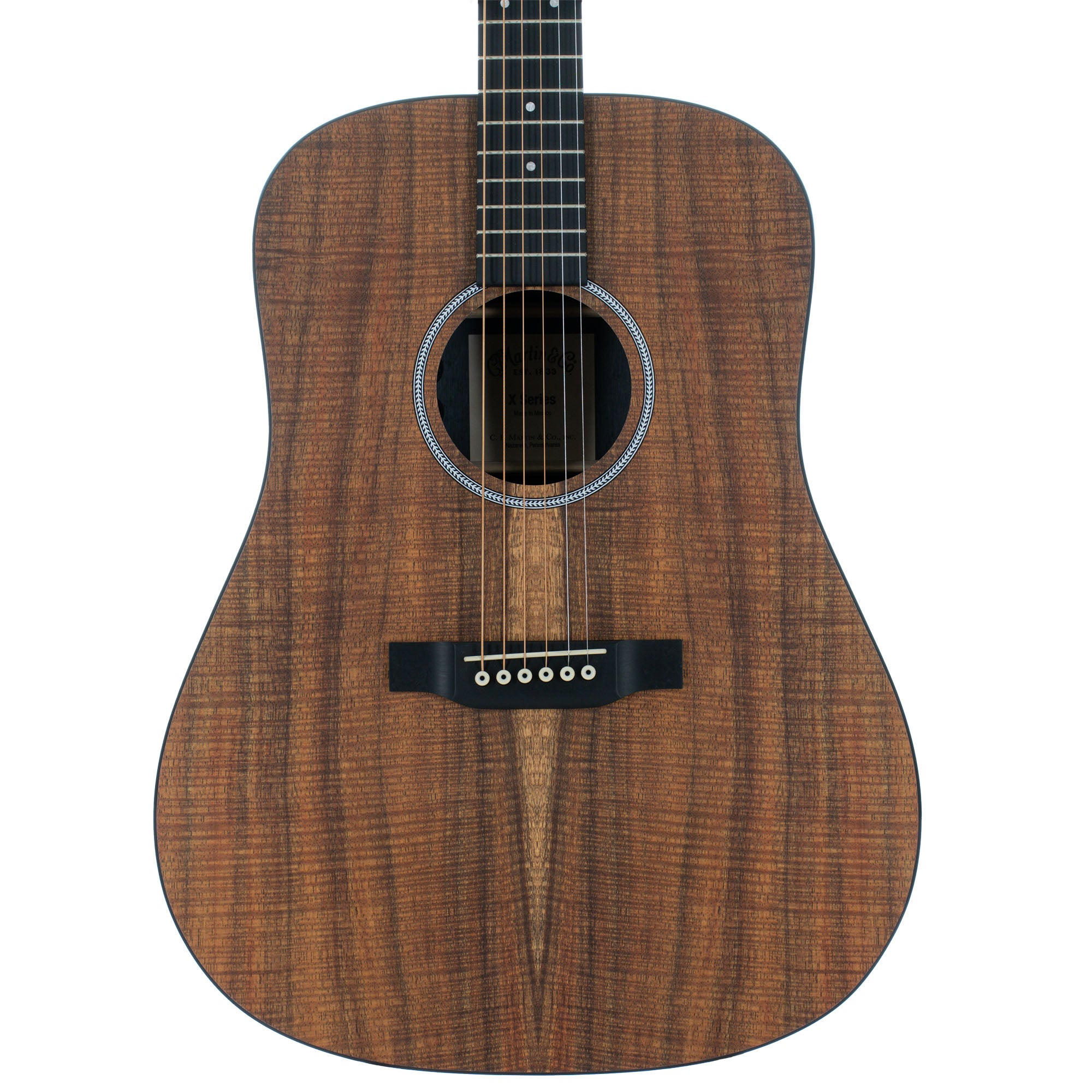 Martin D-X1E Koa HPL Top Acoustic Guitar With Gig Bag