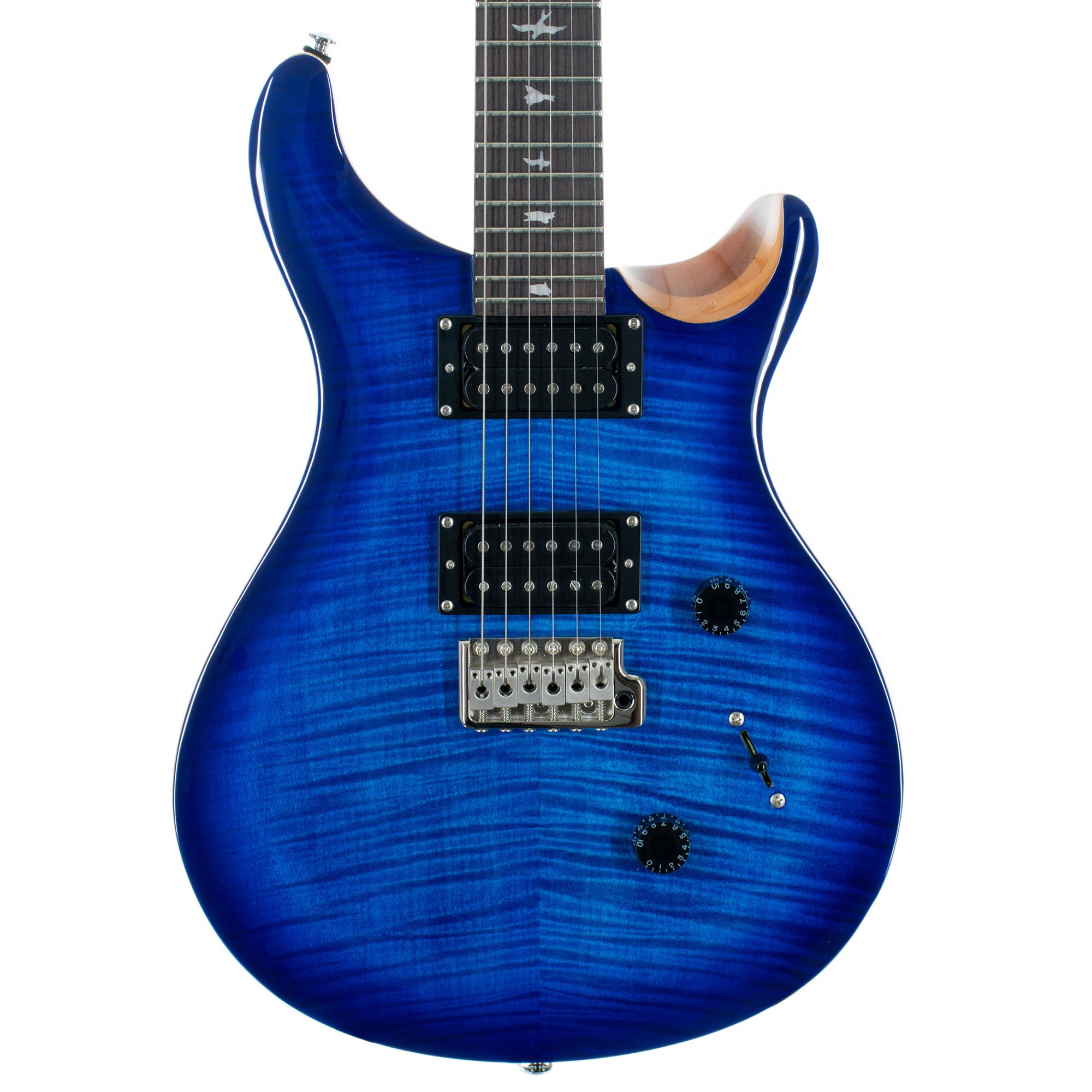 PRS SE Custom 24 Electric Guitar, Faded Blue Burst