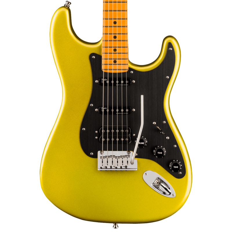 Fender American Ultra II Stratocaster HSS Electric Guitar, Maple Fingerboard, Solar Flare