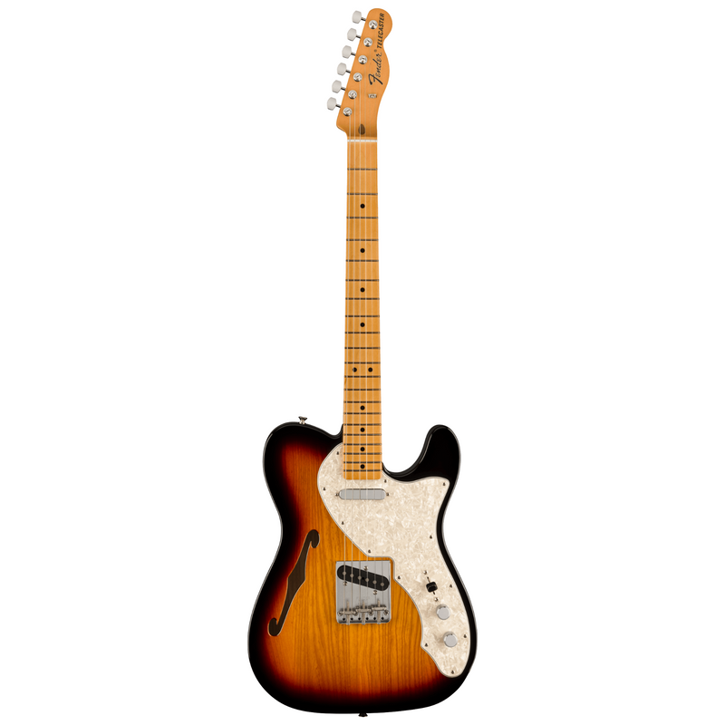 Fender Vintera II ‘60s Telecaster Thinline Electric Guitar, Maple, 3-color Sunburst