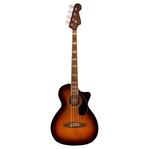 Fender Kingman Acoustic Bass Guitar, Walnut Fingerboard, Shaded Edge B