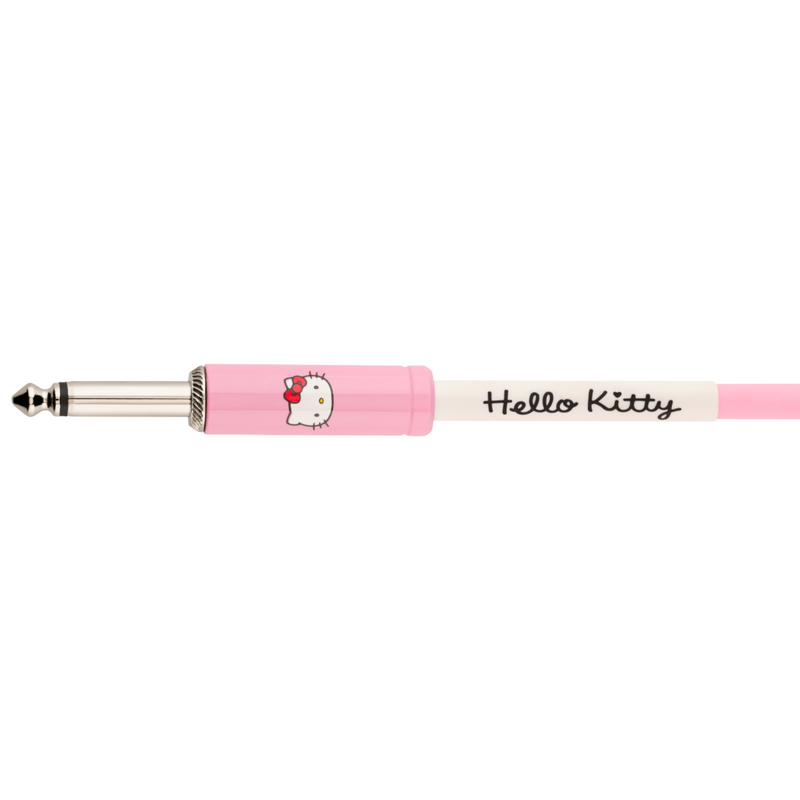 Fender Original 10' Instrument Cable, Hello Kitty, Pink