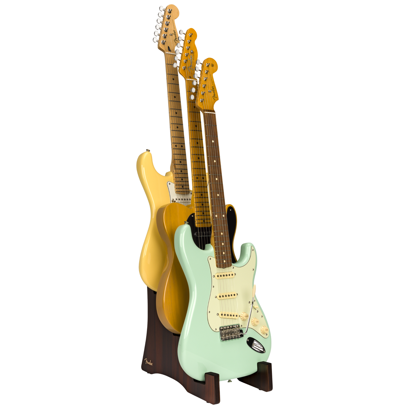 Fender Deluxe Wooden 3-Tier Multi Guitar Stand