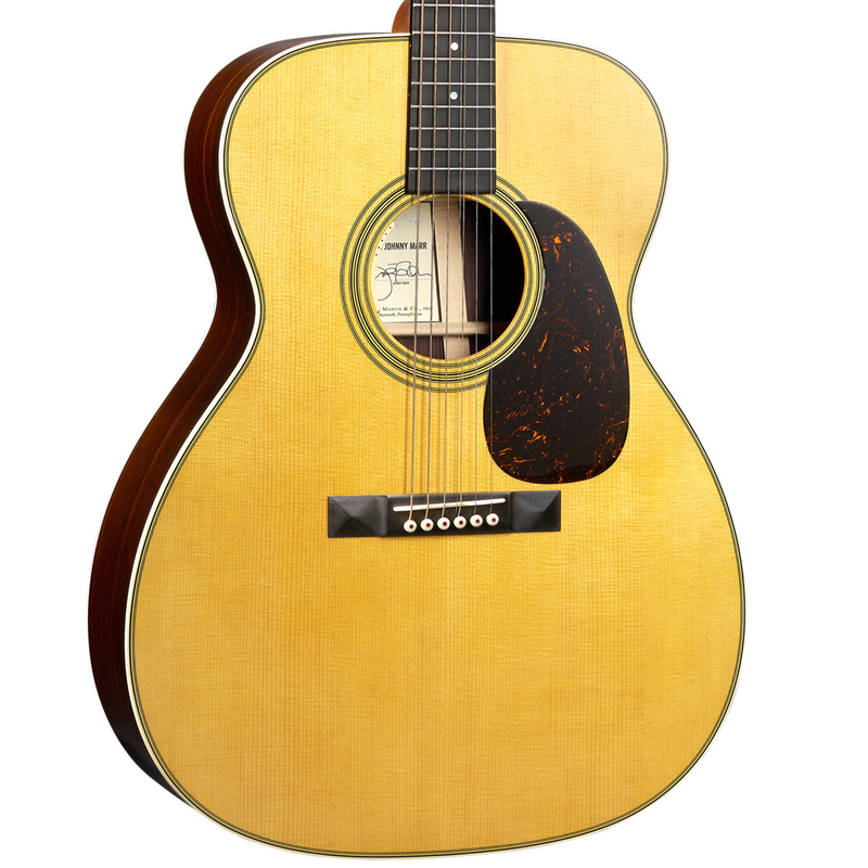 Martin M-7 Johnny Marr Signature Edition Acoustic-Electric Guitar, Natural w/ Hardshell Case