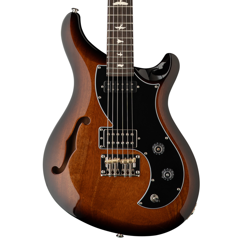 PRS S2 Vela Semi-Hollow Electric Guitar, Mccarty Tobacco Sunburst