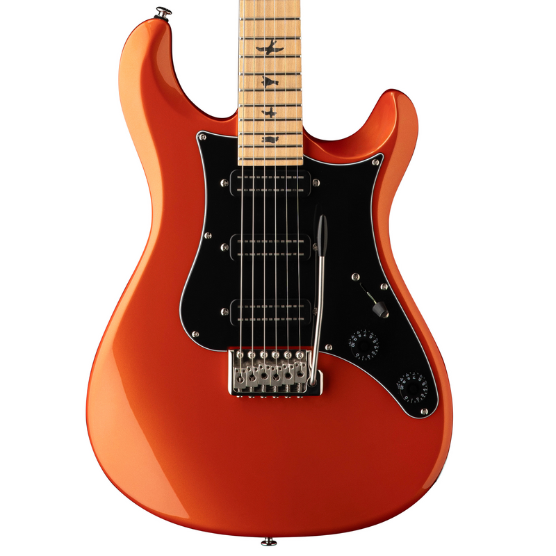 PRS SE NF3 Electric Guitar, Maple Fretboard, Metallic Orange