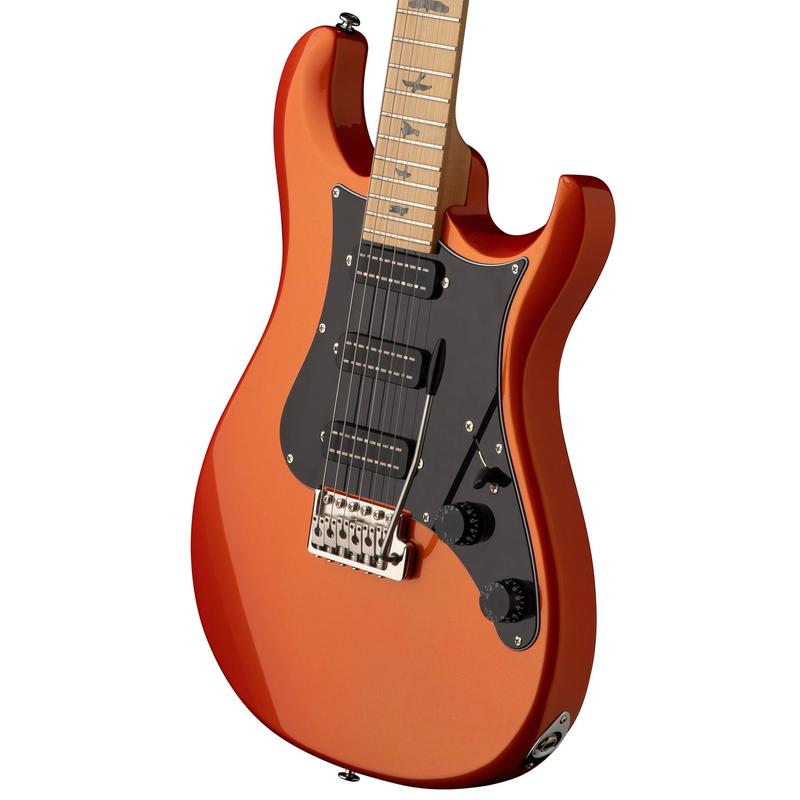 PRS SE NF3 Electric Guitar, Maple Fretboard, Metallic Orange