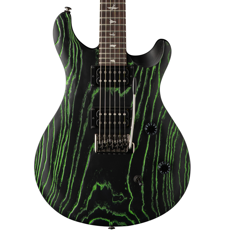 PRS SE Swamp Ash CE 24 Limited Edition Electric Guitar, Sandblasted Green