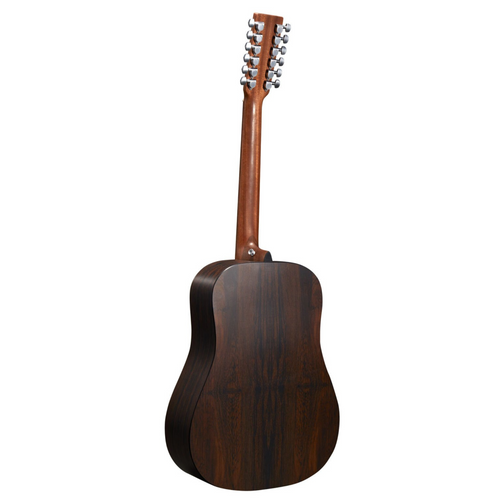 Martin D-X2E 12-String Acoustic-Electric Guitar, Brazilian w/Softshell