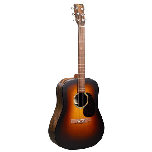 Martin D-X2E Acoustic-Electric Guitar, Ziricote Burst w/Softshell Case