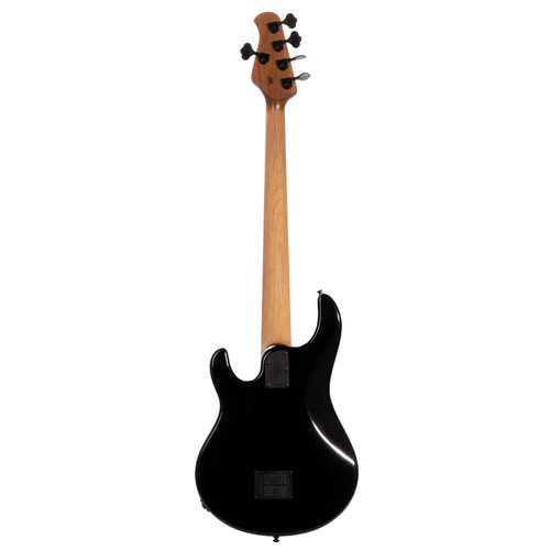 Music Man StingRay Special 5 Bass Guitar, Roasted Maple Neck, Black Wi