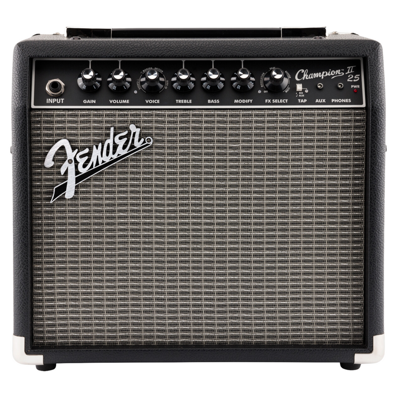 Fender Champion II 25 1 x 8" Guitar Combo Amplifier, 120V