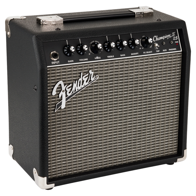 Fender Champion II 25 1 x 8" Guitar Combo Amplifier, 120V