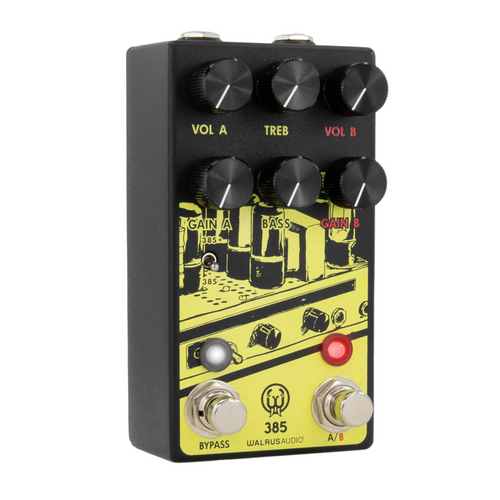 Walrus Audio 385 Overdrive MKII Effect Pedal, Yellow