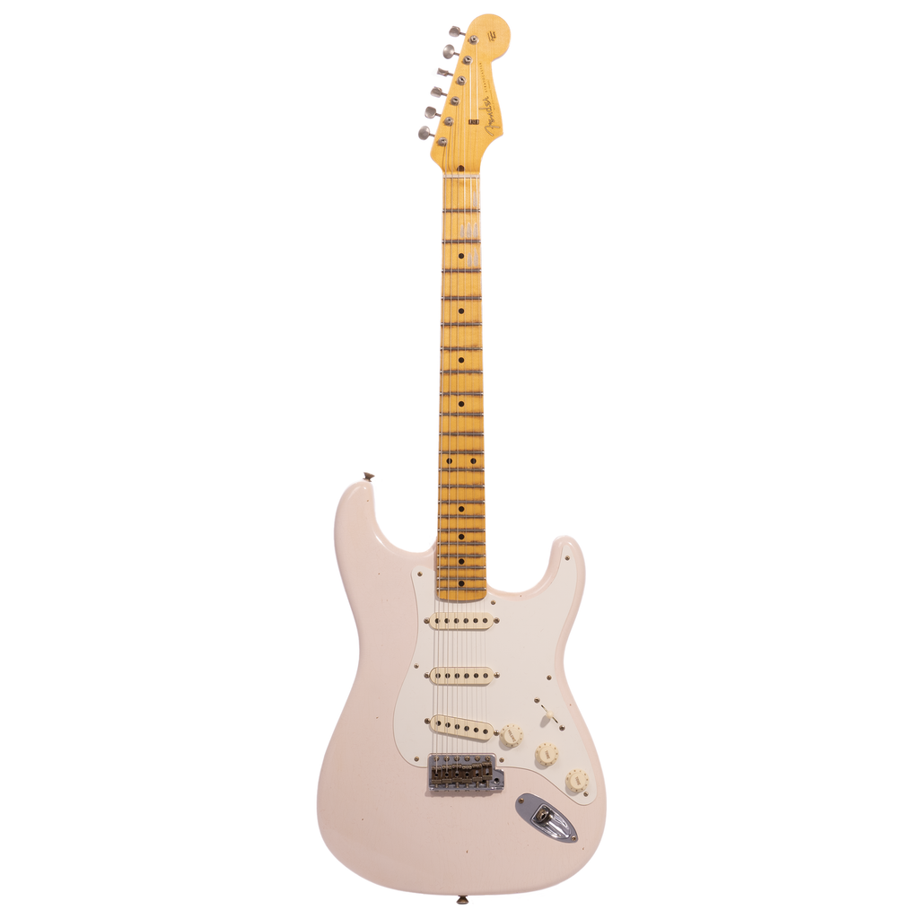 Fender Custom Shop Limited Edition '57 Stratocaster Journeyman, Super Faded  Aged Shell Pink Electric Guitar