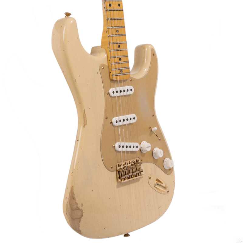 Fender Custom Shop Limited Edition '55 Bone Tone Stratocaster Relic, Aged Honey Blonde