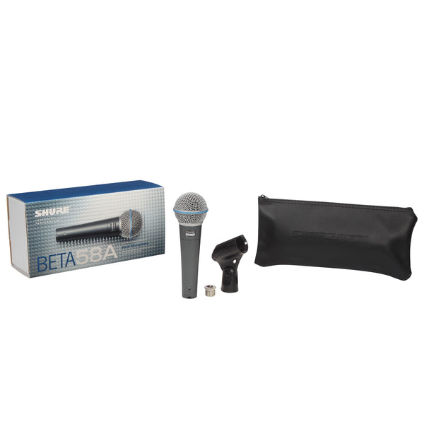 Shure Beta 58A Dynamic Supercardioid Vocal Mic