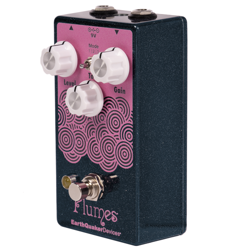 EarthQuaker Devices Plumes Small Signal Shredder Overdrive Pedal, Blue