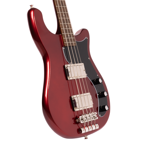 Epiphone Embassy Bass Guitar, Sparkling Burgundy