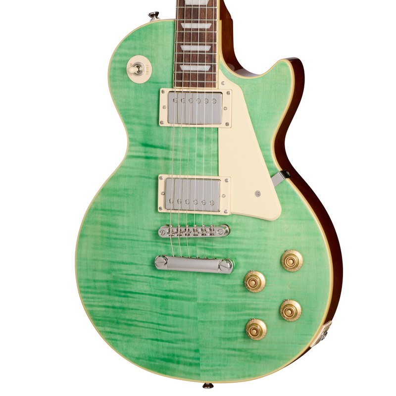 Epiphone Les Paul Standard '50s Figured Electric Guitar Seafoam Green w/ Premium Gig Bag