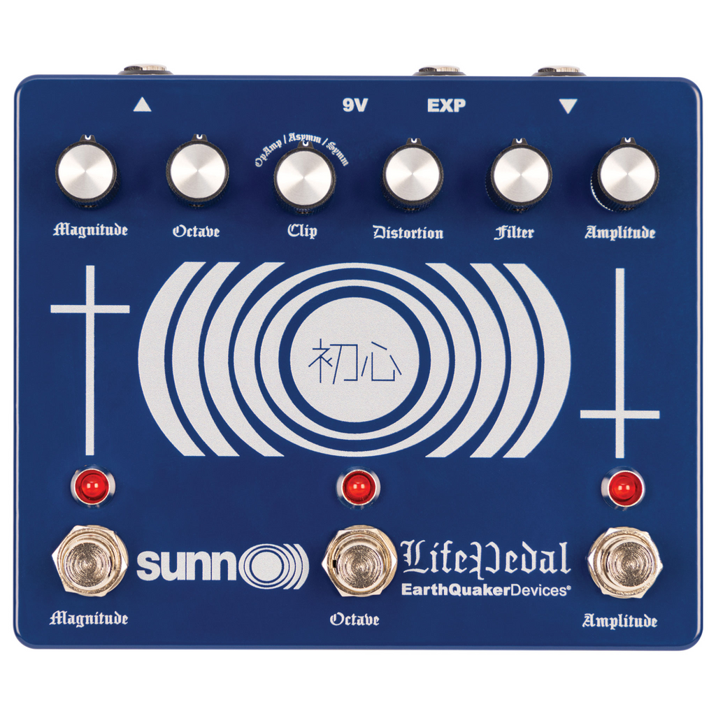 EarthQuaker Devices Limited Edition Sunn O))) Life Pedal V3  Distortion/Octave/Boost, Sapphire Blue