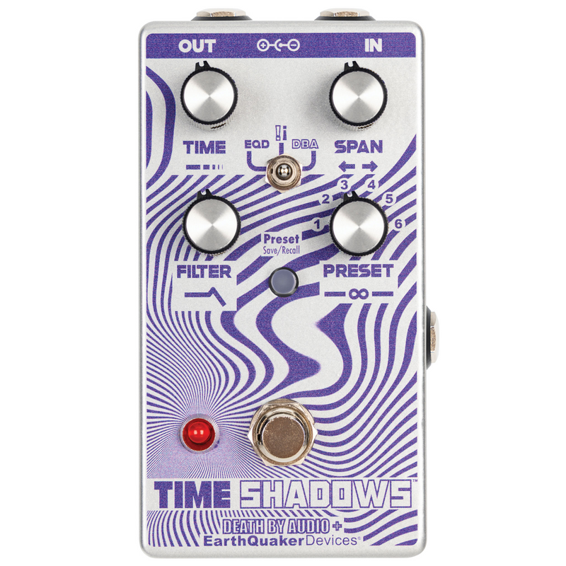 EarthQuaker Devices + Death By Audio Time Shadows V2 Subharmonic Multi-delay Resonator Effect Pedal