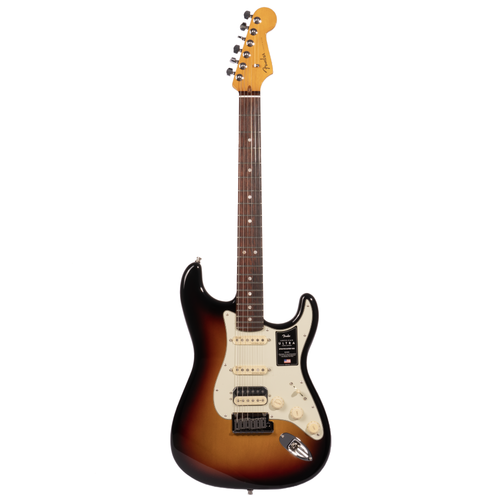 Fender American Ultra Stratocaster Electric Guitar HSS, Rosewood Finge