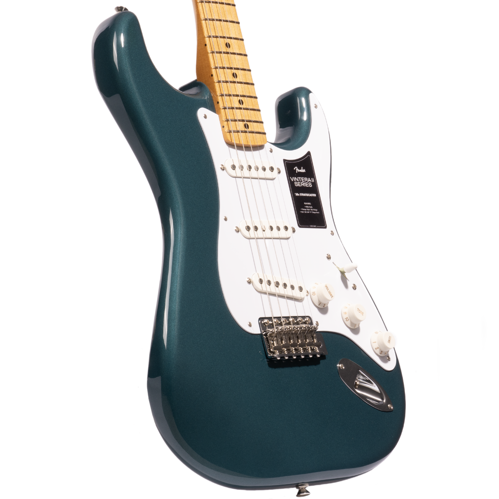 Fender Vintera II ‘50s Stratocaster Electric Guitar, Maple Fingerboard,  Ocean Turquoise