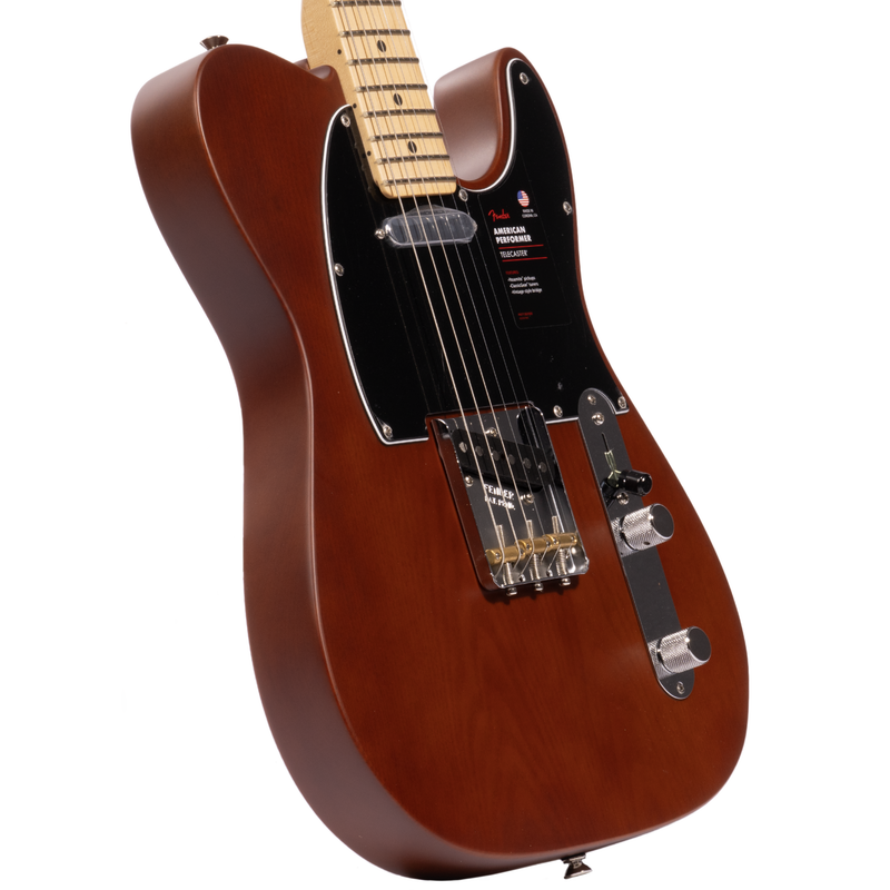 Fender American Performer Telecaster Electric Guitar, Sassafras, Mocha