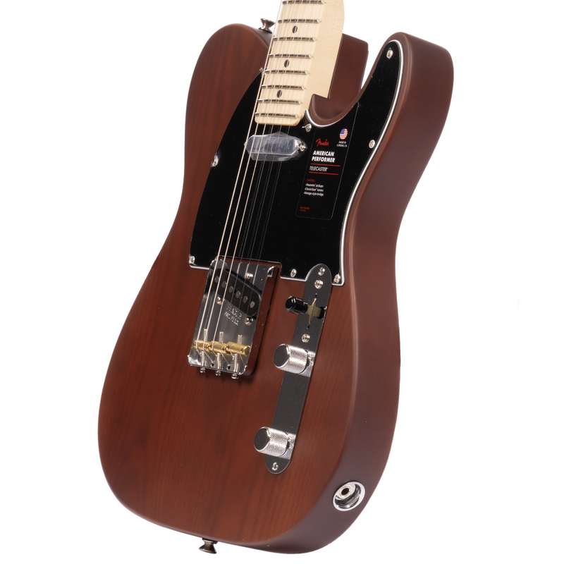 Fender American Performer Telecaster Electric Guitar, Sassafras, Mocha