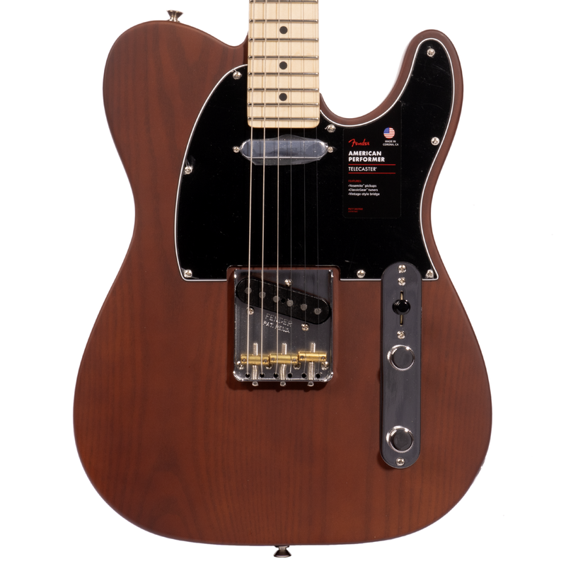 Fender American Performer Telecaster Electric Guitar, Sassafras, Mocha