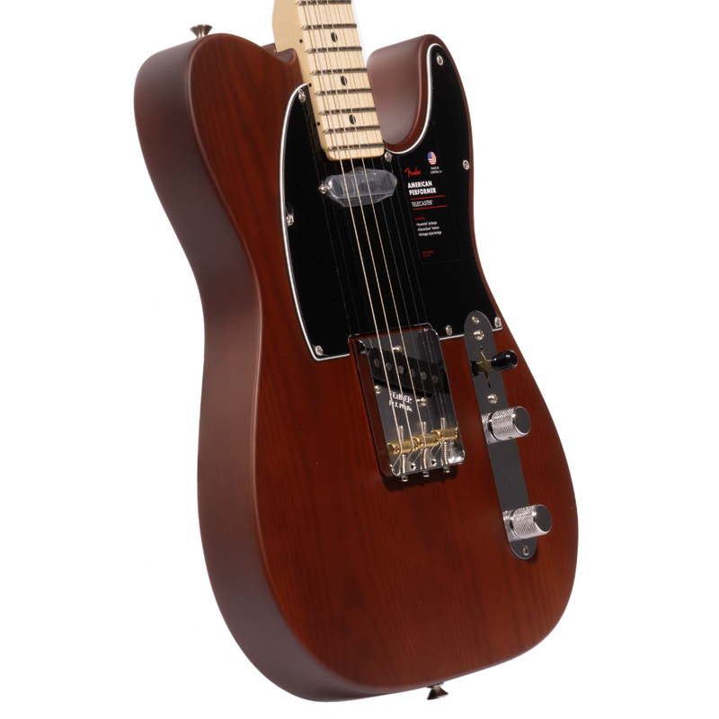 Fender American Performer Telecaster Electric Guitar, Sassafras, Mocha