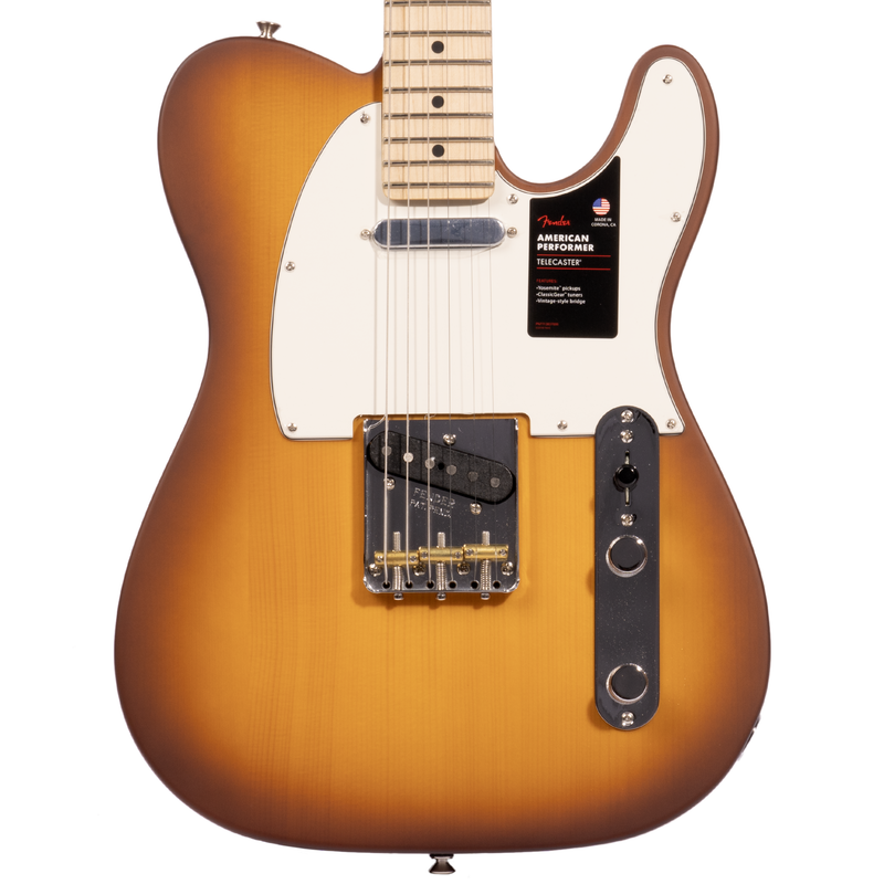 Fender American Performer Telecaster Electric Guitar, Spruce, Honey Burst