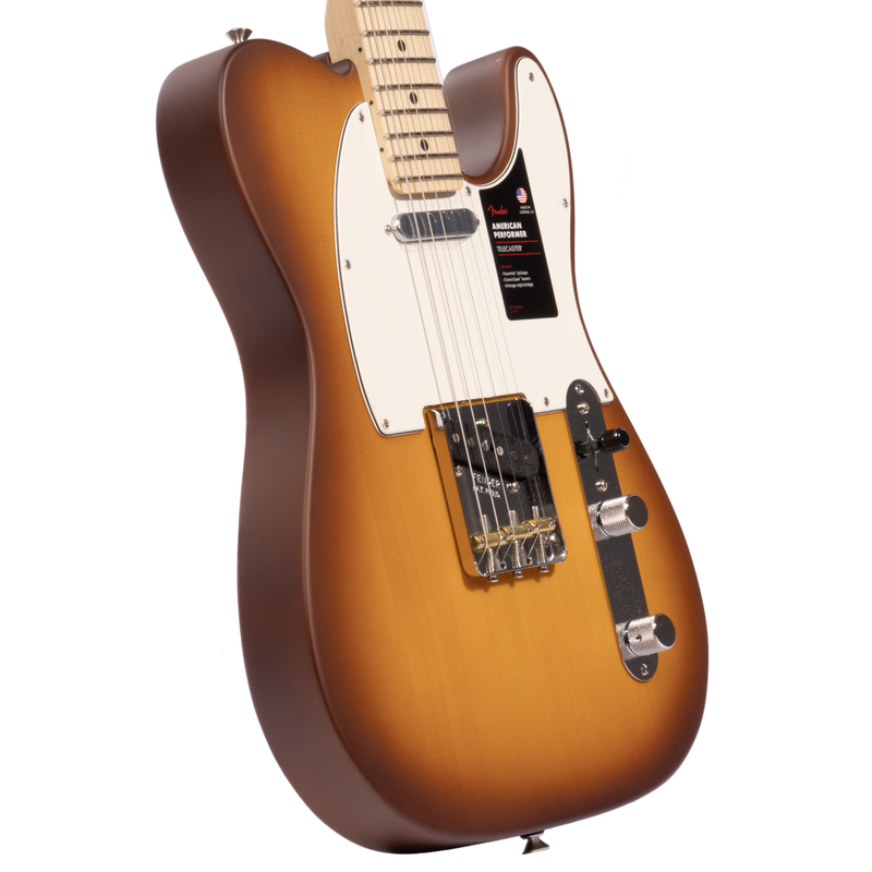 Fender American Performer Telecaster Electric Guitar, Spruce, Honey Burst