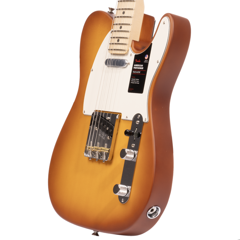 Fender American Performer Telecaster Electric Guitar, Spruce, Honey Burst