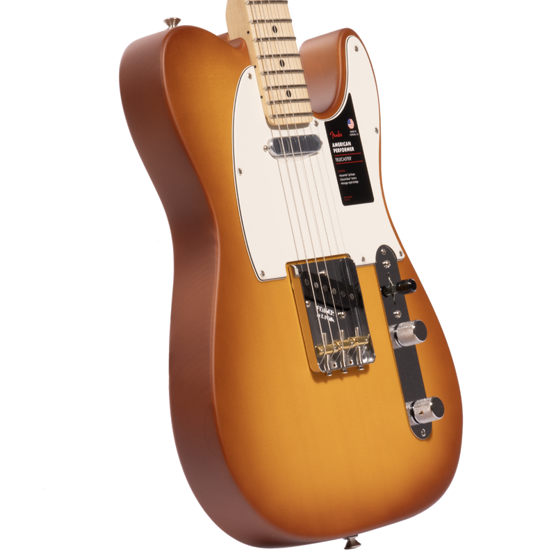 Fender American Performer Telecaster Electric Guitar, Spruce, Honey Burst