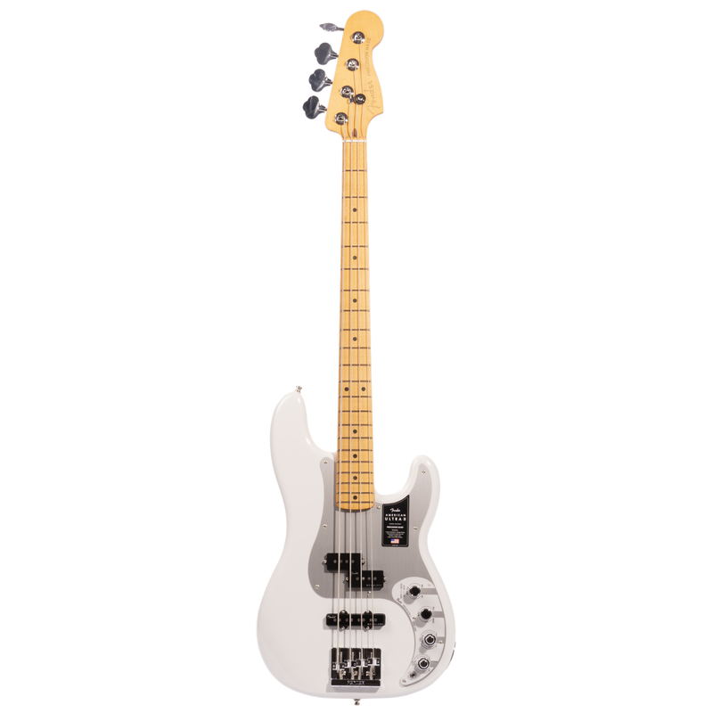 Fender American Ultra II Precision Bass Guitar, Maple Fingerboard, Avalanche