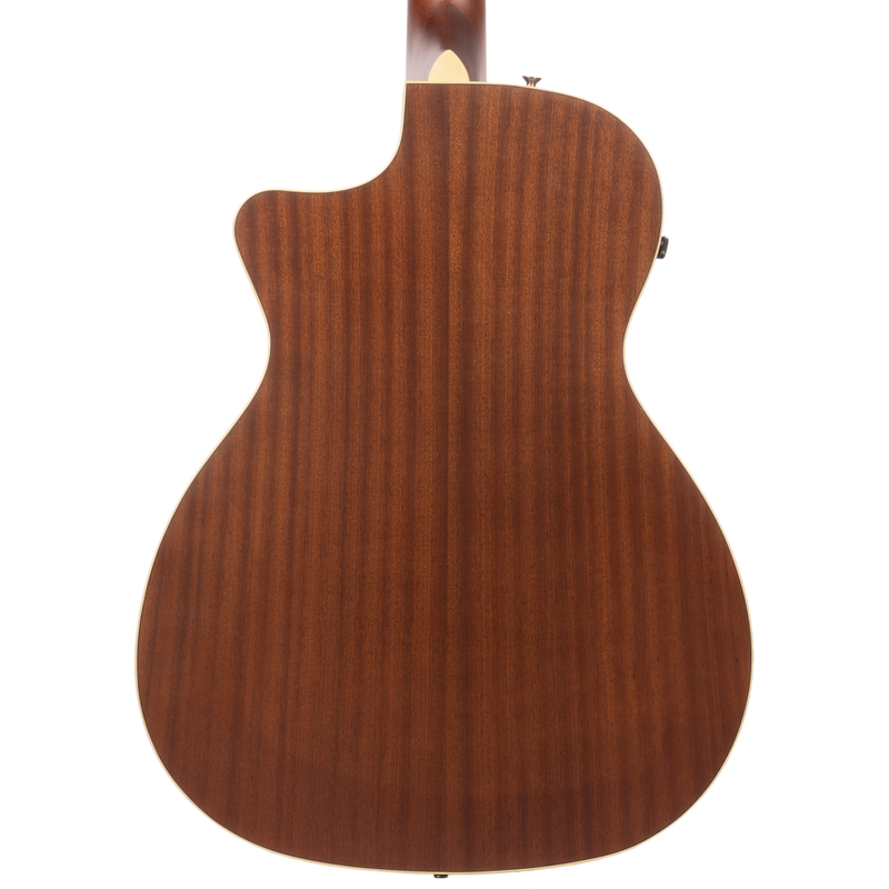 Fender Newporter Player Acoustic-Electric Guitar, Walnut Fingerboard, Tidepool