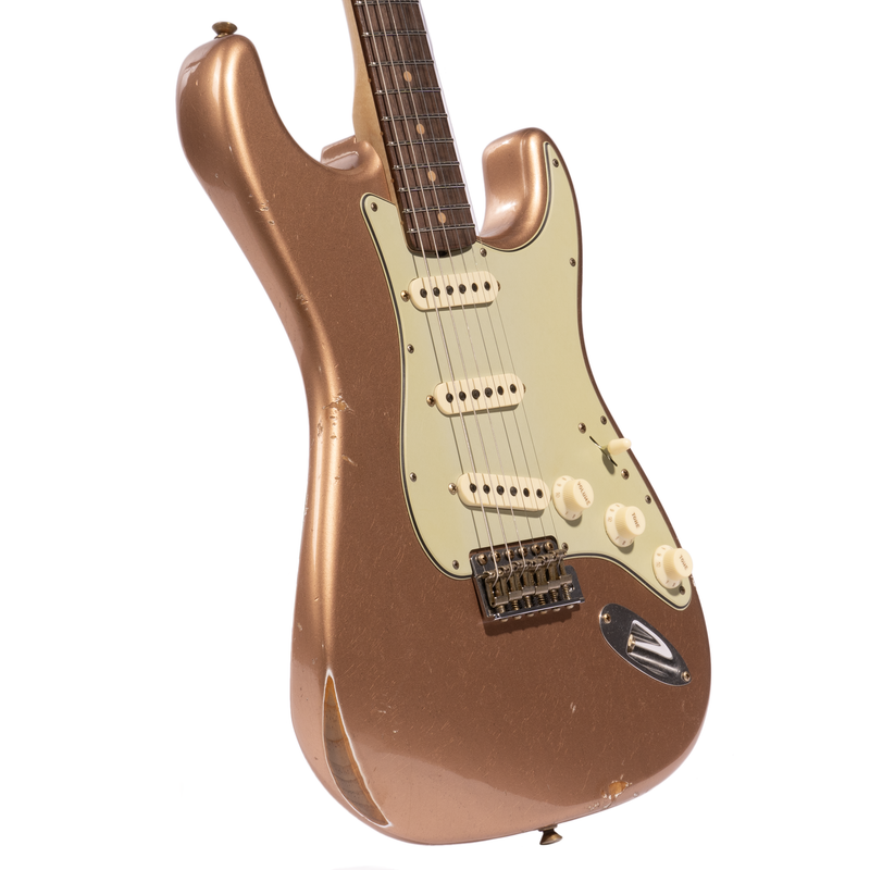 Fender Custom Shop '60 Stratocaster Relic Electric Guitar, Rosewood Fingerboard, Copper