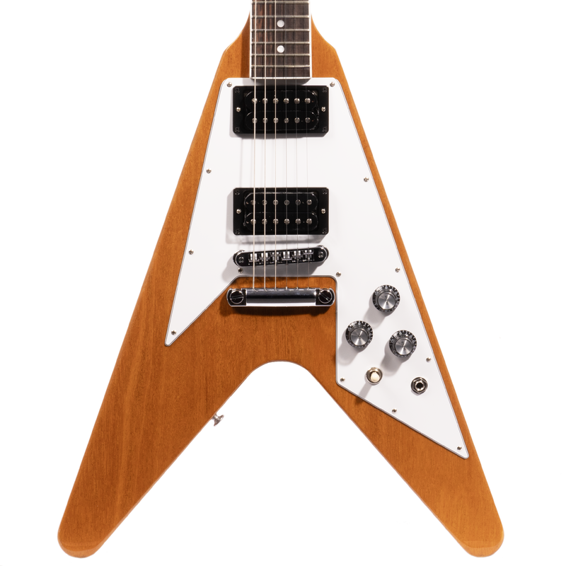 Gibson '70s Flying V Electric Guitar, Antique Natural