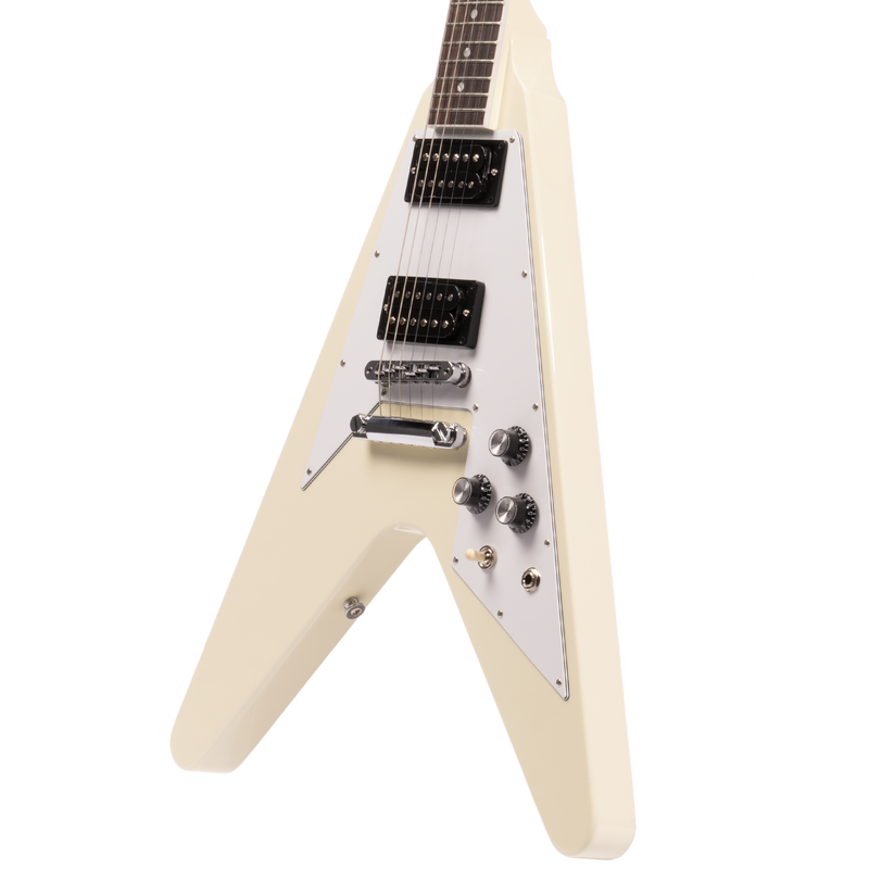 Gibson 70s Flying V Electric Guitar, Classic White